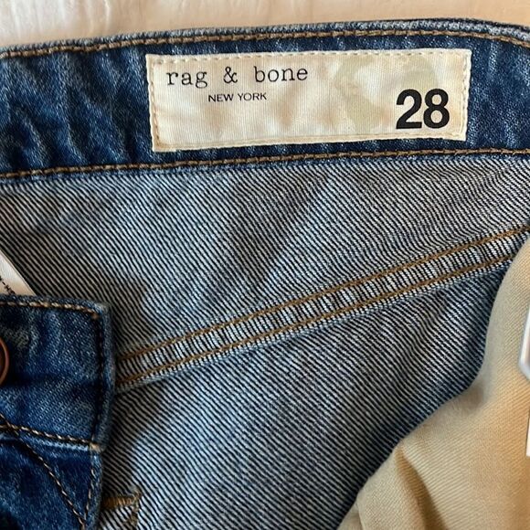 Rag & Bone Niña New York NWT straight high-rise ankle cigarette SZ 28 - Picture 5 of 9